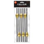 Skull Reusable Plastic Straws by Amscan from Instaballoons