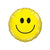 Smiley Face 17″ Foil Balloon by Convergram from Instaballoons