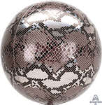 SNAKE SKIN PRINT ORBZ Foil Balloon - Anagram