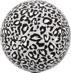 Snow Leopard Animalz ORBZ Dimensional Round Foil Balloon - Anagram