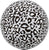Snow Leopard Animalz ORBZ Dimensional Round Foil Balloon - Anagram