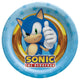 7" Paper Plates - Sonic (8ct) - Amscan