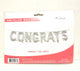 Congrats 16″ Silver Balloon Banner Kit