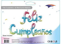 SoNice Feliz Cumpleanos Cursive Rainbow