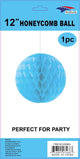 Honeycomb Decoration Light Blue