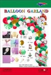 SoNice Latex Merry Christmas Balloon Garland Kit