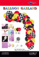 Racing Checker Flag Ballon Garland Kit