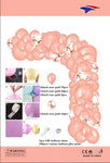 SoNice Latex Rose Gold Organic Balloon Garland