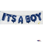 SoNice Mylar & Foil It's A Boy 16″ Balloon Banner Kit