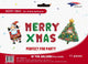 Merry Xmas Christmas Balloon Banner Set