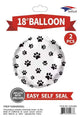 Paw Print Mylar Set 18″ Balloons (2 count)