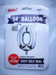 Silver Number 0 34″ Balloon