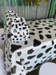 Cow Print Plastic Table Cover