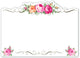 Enclosure Card - Blank Rose Filigree (50 count)