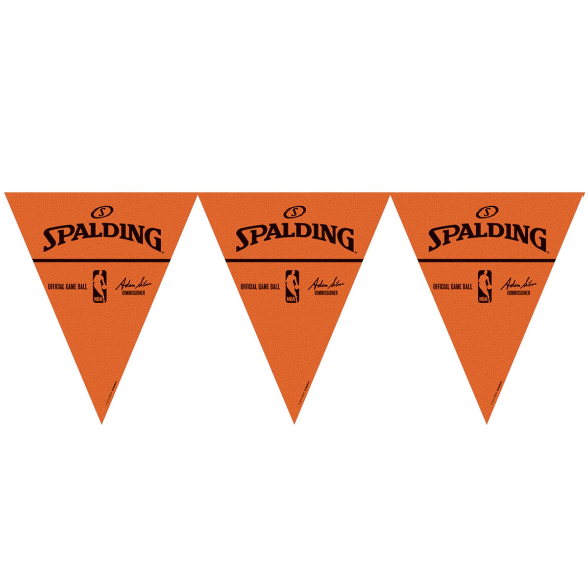 Spalding Basketball Pennant Bannerr by Amscan from Instaballoons