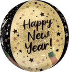 Sparkle New Year Orbz 16″ Foil Balloon by Anagram from Instaballoons