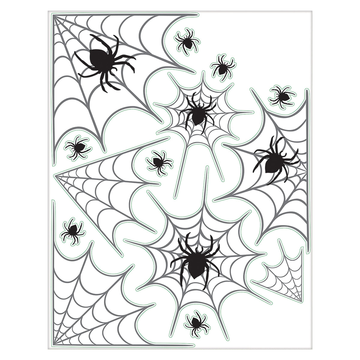 Spider Web Window Decoration by Amscan from Instaballoons