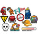 Spies in Space Cutouts 12pc - Amscan