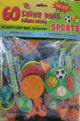 Sports Favor Pack 60ct - Unique