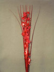 18" Star Spray W/Grass Red (12 count)