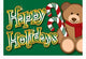Stocking Topper - Happy Holidays Bear