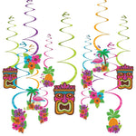 Summer Luau Swirl Decorations Value Pack - Amscan