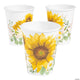 Sunflower Paper Cups (8 count)