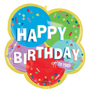 Sunny Balloons Birthday 25″ Foil Balloon by Anagram from Instaballoons