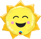 Sunny Smile Sun 35″ Foil Balloon by Qualatex from Instaballoons