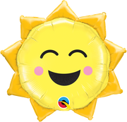 Sunny Smile Sun 35″ Foil Balloon by Qualatex from Instaballoons