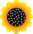 Sunny Sunflower 18″ Foil Balloon by Betallic from Instaballoons