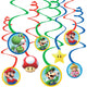 Super Mario Brothersª Value Pack Foil Swirl Decorations - Amscan
