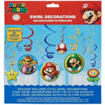 Super Mario Brothersª Value Pack Foil Swirl Decorations - Amscan