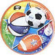 7" Paper Plates - Super Sports (8ct) - Unique