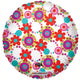SV Deco Circles & Flowers 18″ Balloon