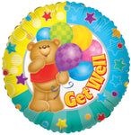 SV Get Well Bear 18″ Foil Balloons by Convergram from Instaballoons