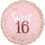 Sweet 16 Blush 28″ Foil Balloon by Anagram from Instaballoons