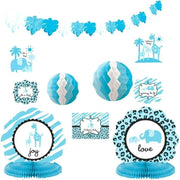 Room Decorating Kit - Sweet Safari Boy (10pc) - Amscan
