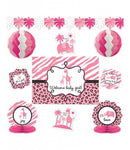 Room Decorating Kit - Sweet Safari Girl (10ct) - Amscan