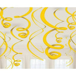 Swirl Deco Yellow by Amscan from Instaballoons