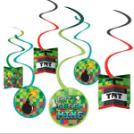 Swirl Decorating Kit - Pixel Party (12ct) - Amscan
