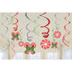 Swirl Decorations - Candy Cane - Amscan