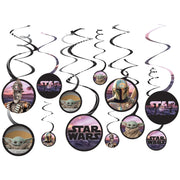 Spiral Decorations - The Mandalorian - The Child (12) - Amscan