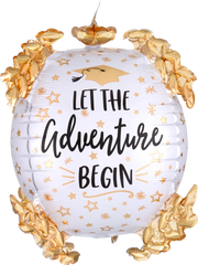 The World Is Yours Graduation 20″ Foil Balloon by Anagram from Instaballoons