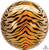 TIGER PRINT ORBZ Foil Balloon - Anagram