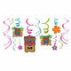Tiki Party Hanging Swirls Decorating Kit - Amscan