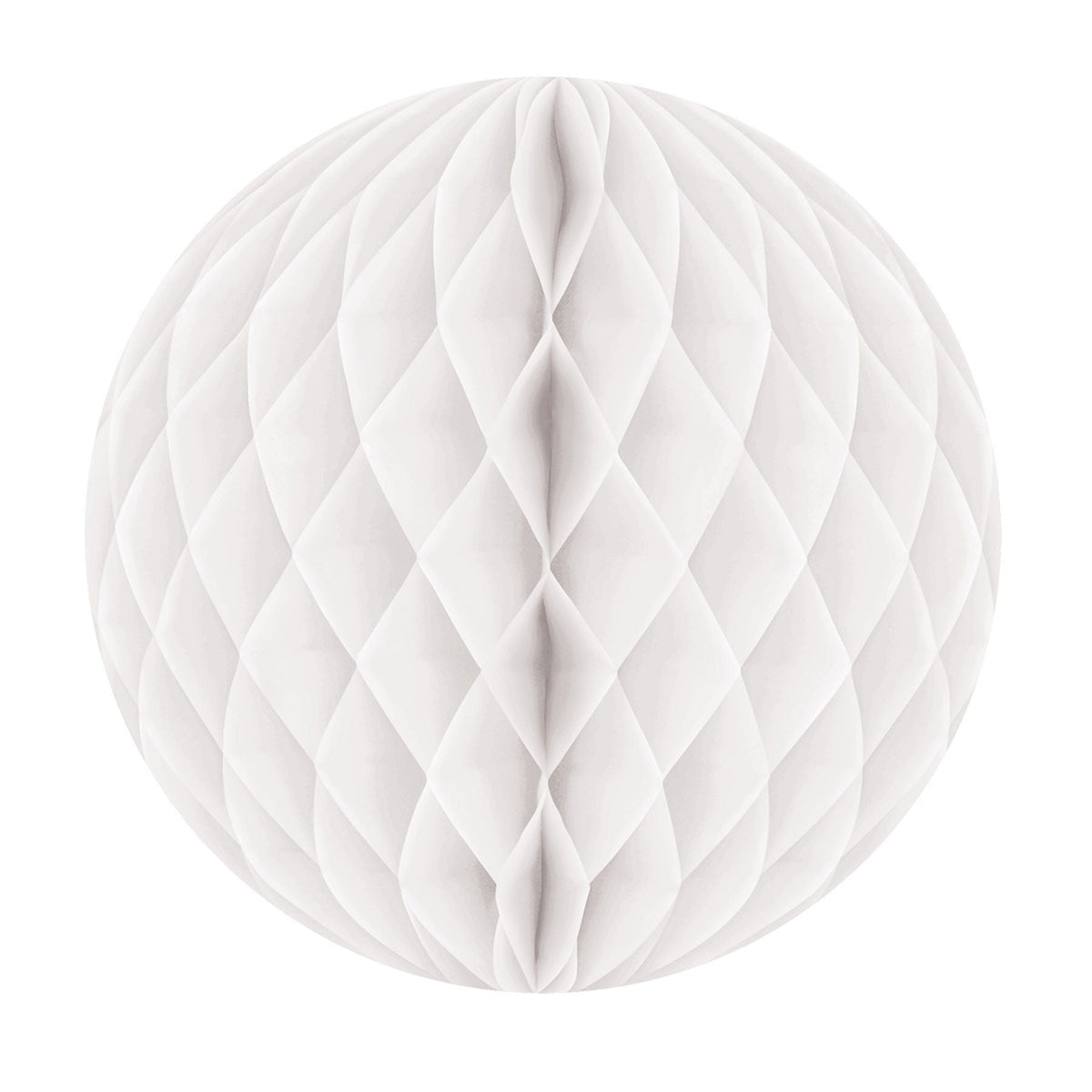 Tissue Ball White Foil Balloons by Beistle from Instaballoons