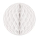 Tissue Ball White 12" Honeycomb Decoration