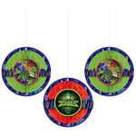 TMNT  Honeycomb Decorations 3pc - Amscan