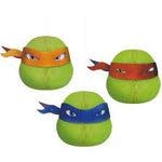 TMNT Honeycomb Hanging Decorations 3 Pieces - Amscan